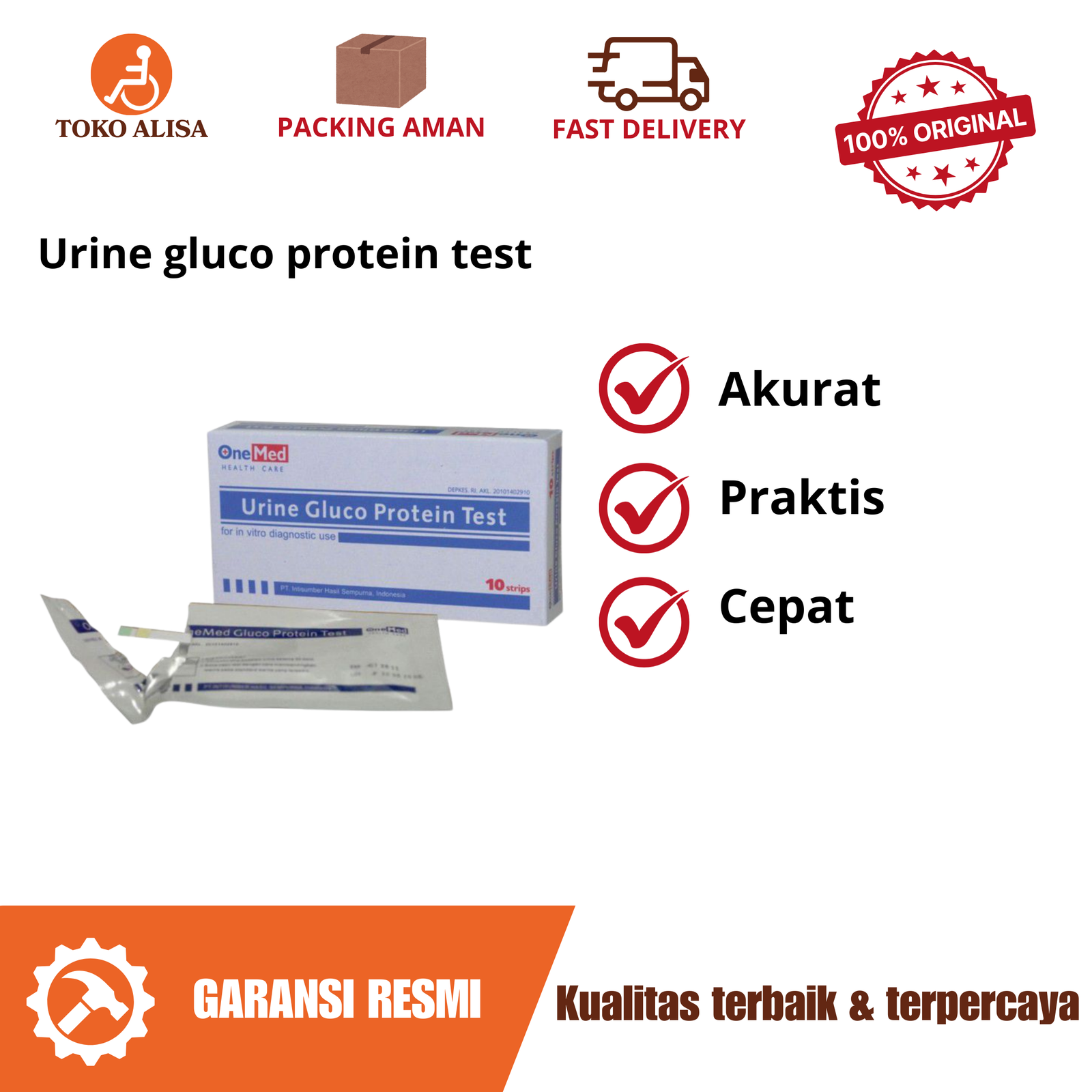 Urine gluco protein test